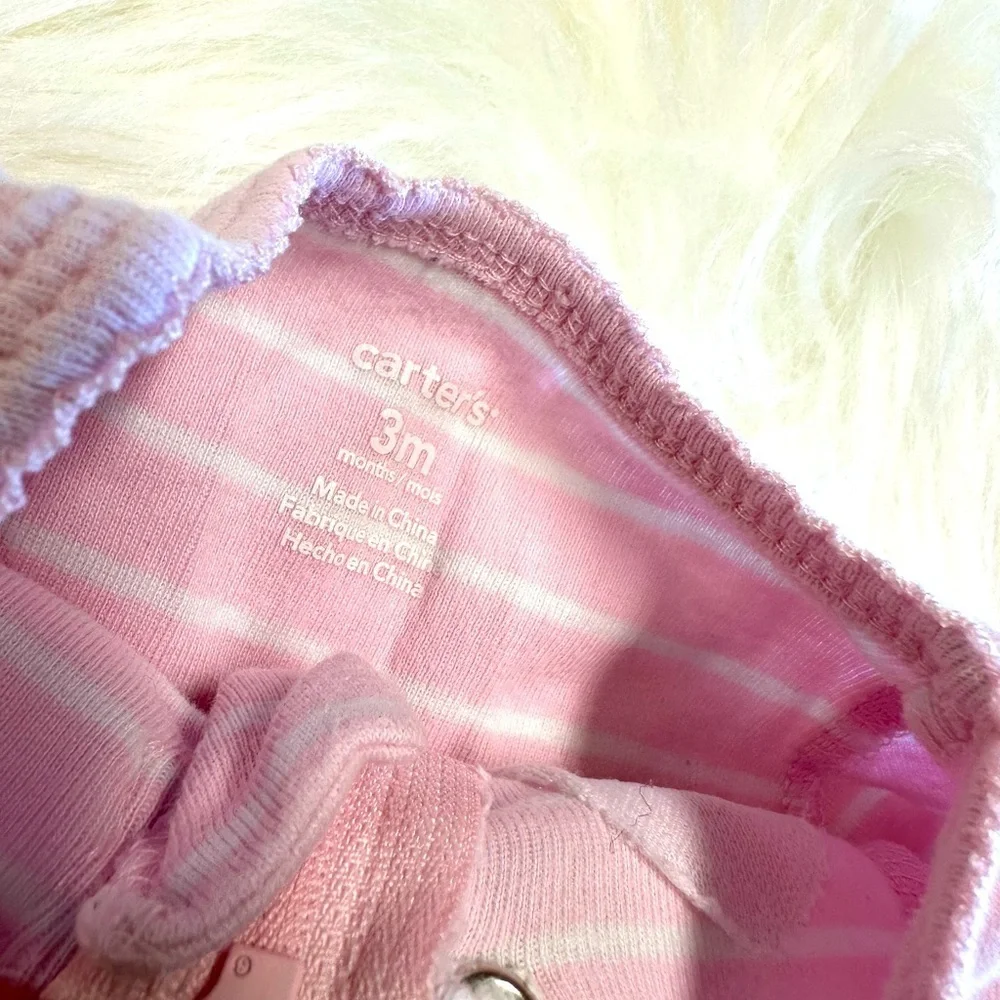 5/$30 Carter’s 3 Month Baby Girl Footies Sleep & Play